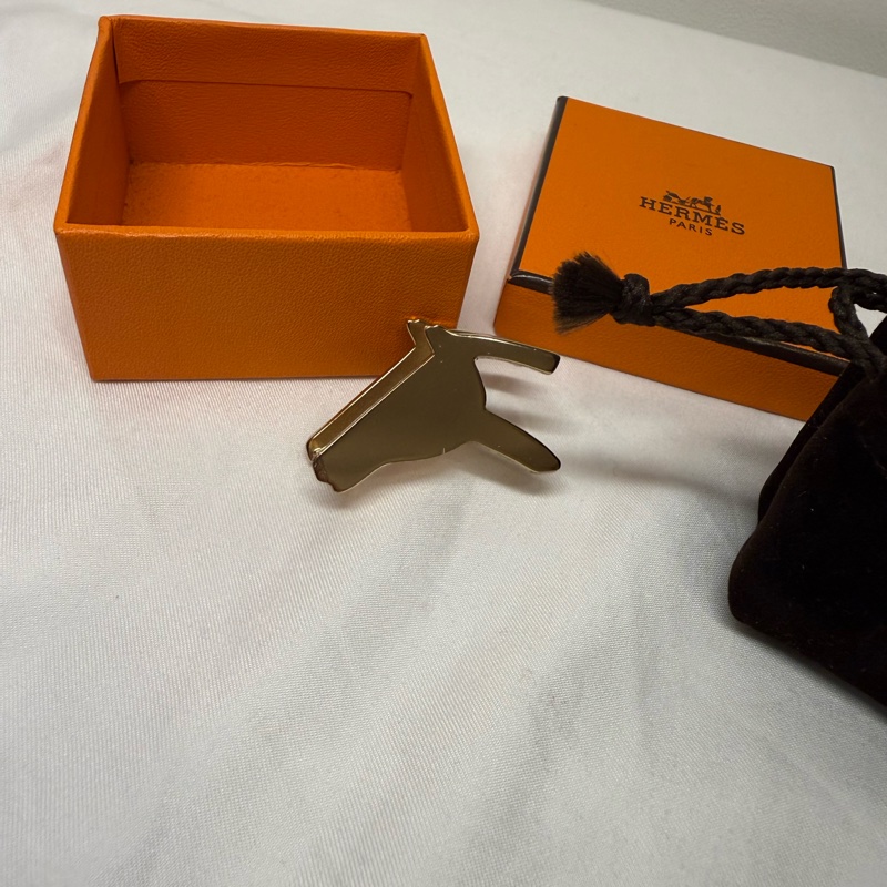 Hermes 馬頭絲巾扣-4