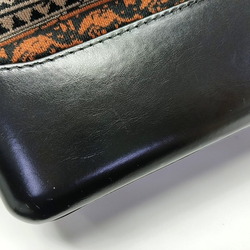 CHANEL GABRIELLE中號多色毛呢菱格紋絎縫流浪包單肩包斜挎包金色銀色釘色五金25開可拆卸肩帶-11