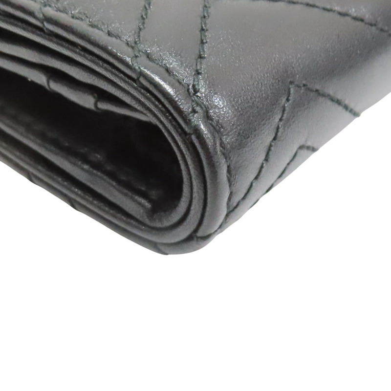 黑色牛皮 Marmont 兩折 扣式 短夾 466492【GUCCI 古馳】 466492-13