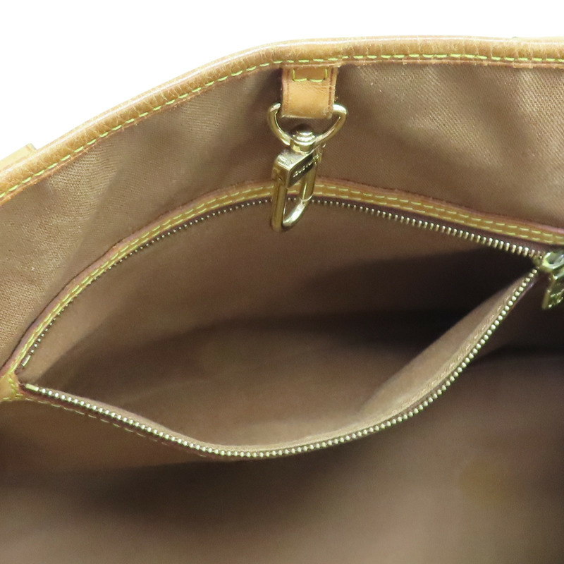 棕色 原花帆布 Batignolles Horizontal 肩背包【LOUIS VUITTON LV 路易威登】 M51154-7