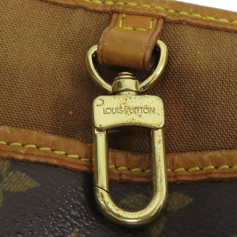 棕色 原花帆布 Batignolles Horizontal 肩背包【LOUIS VUITTON LV 路易威登】 M51154-16