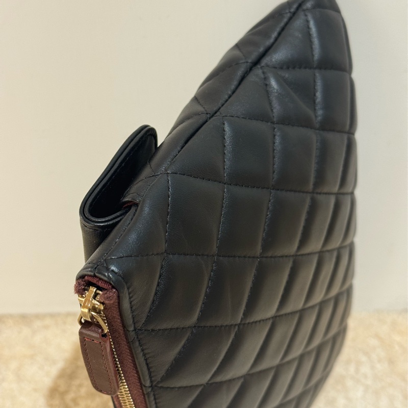 Chanel香奈兒小羊皮雙層手拿包-13