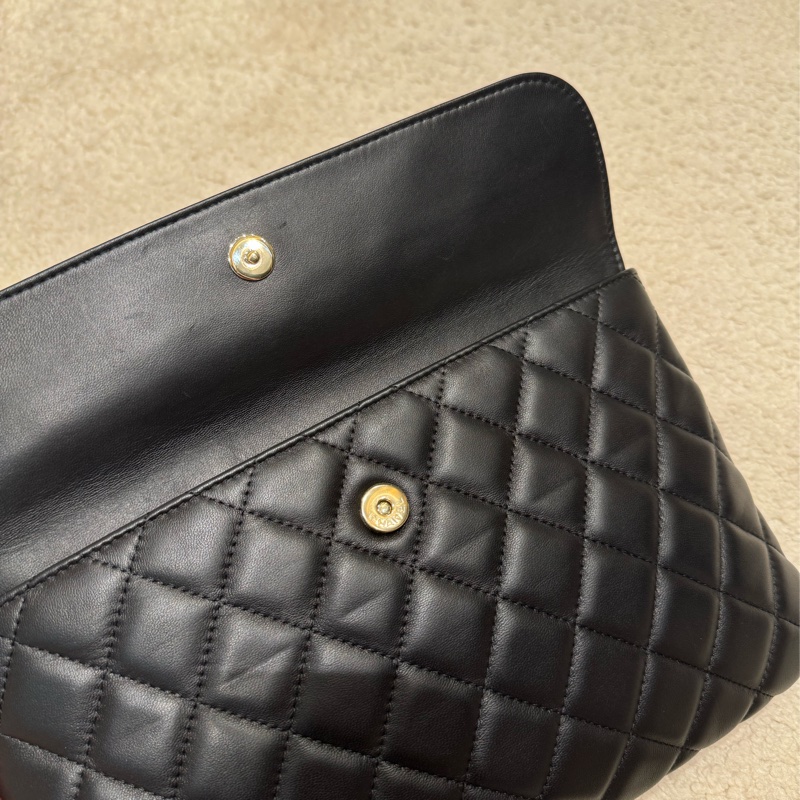 Chanel香奈兒小羊皮雙層手拿包-27