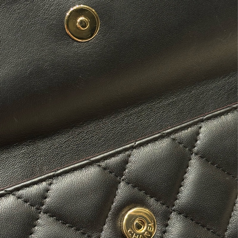 Chanel香奈兒小羊皮雙層手拿包-34