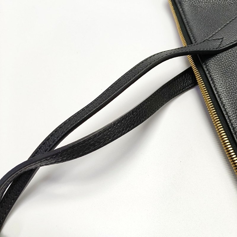 BURBERRY Welburn黑色牛皮手提包單肩包金色五金-16