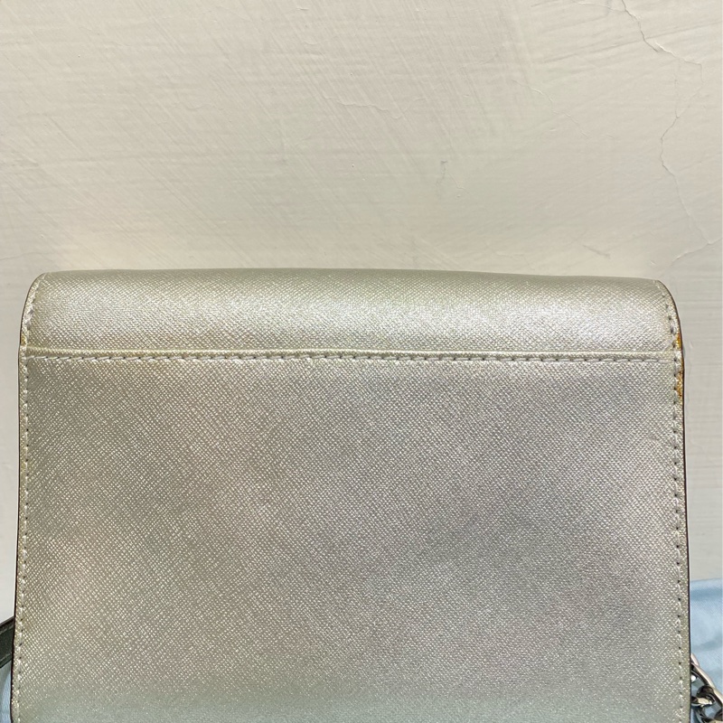 MICHAEL KORS 女用 銀色 斜背包 小包 全新 正品 現貨-4