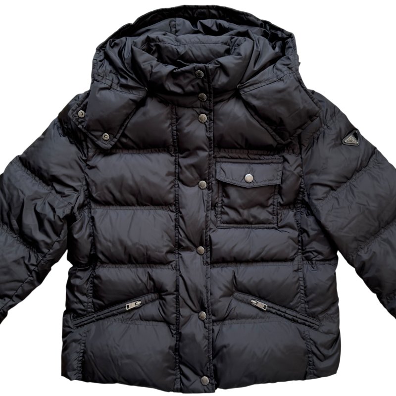 PRADA 三角標 羽絨外套-3