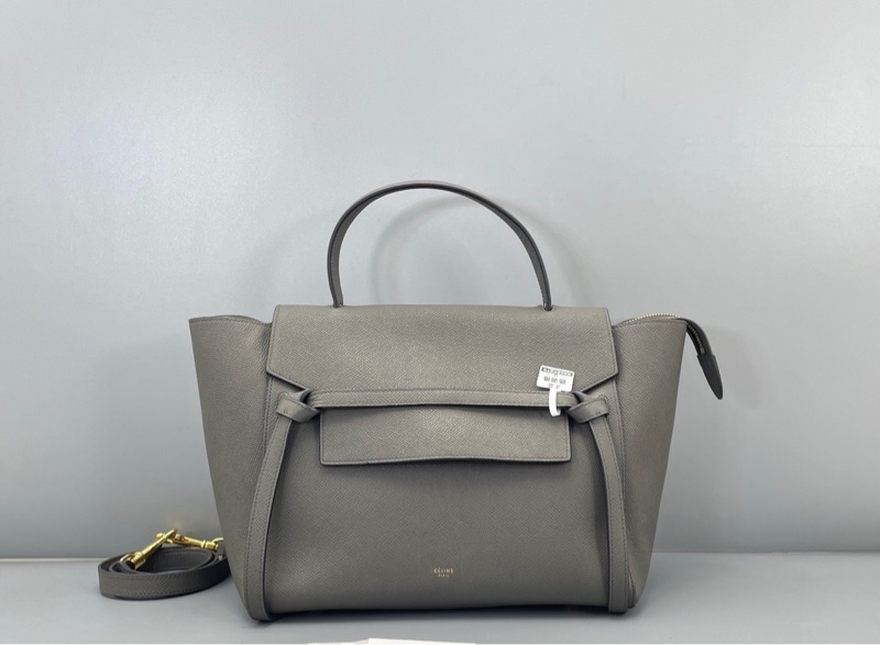 celine賽琳鯰魚包中號大象灰-0