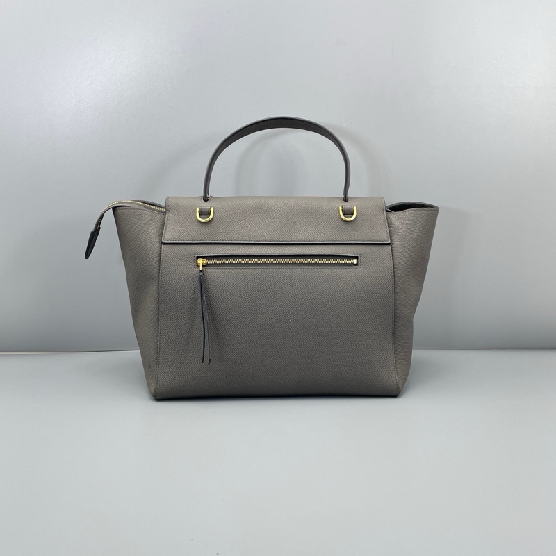 celine賽琳鯰魚包中號大象灰-1