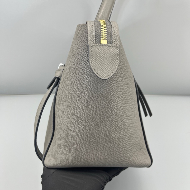 celine賽琳鯰魚包中號大象灰-2