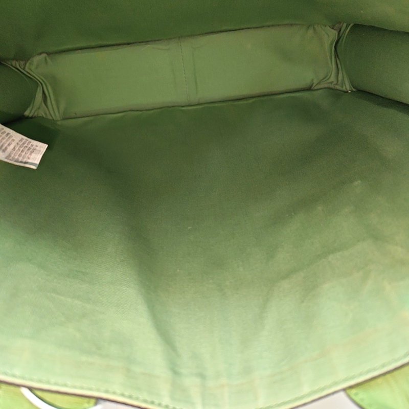 GUCCI托特包綠色塗層帆布印花手提包 9.8新-6