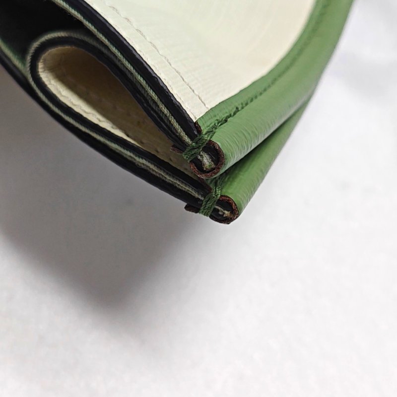 GUCCI托特包綠色塗層帆布印花手提包 9.8新-9