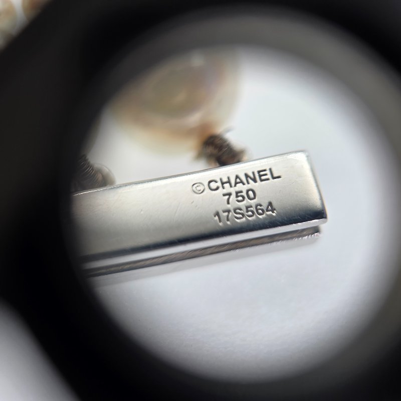 Chanel 香奈兒 復古 珍珠 鑽石 手鍊-3