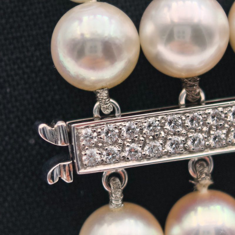 Chanel 香奈兒 復古 珍珠 鑽石 手鍊-6