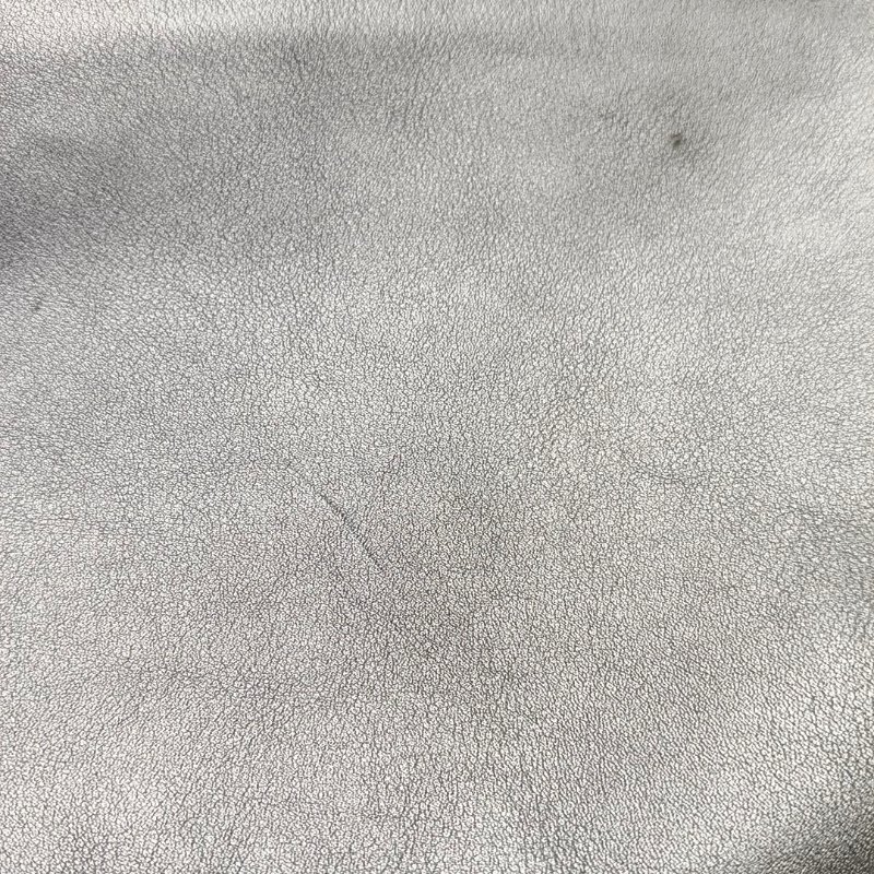 BALENCIAGA銀色皮革浮雕單肩包銀色五金-9