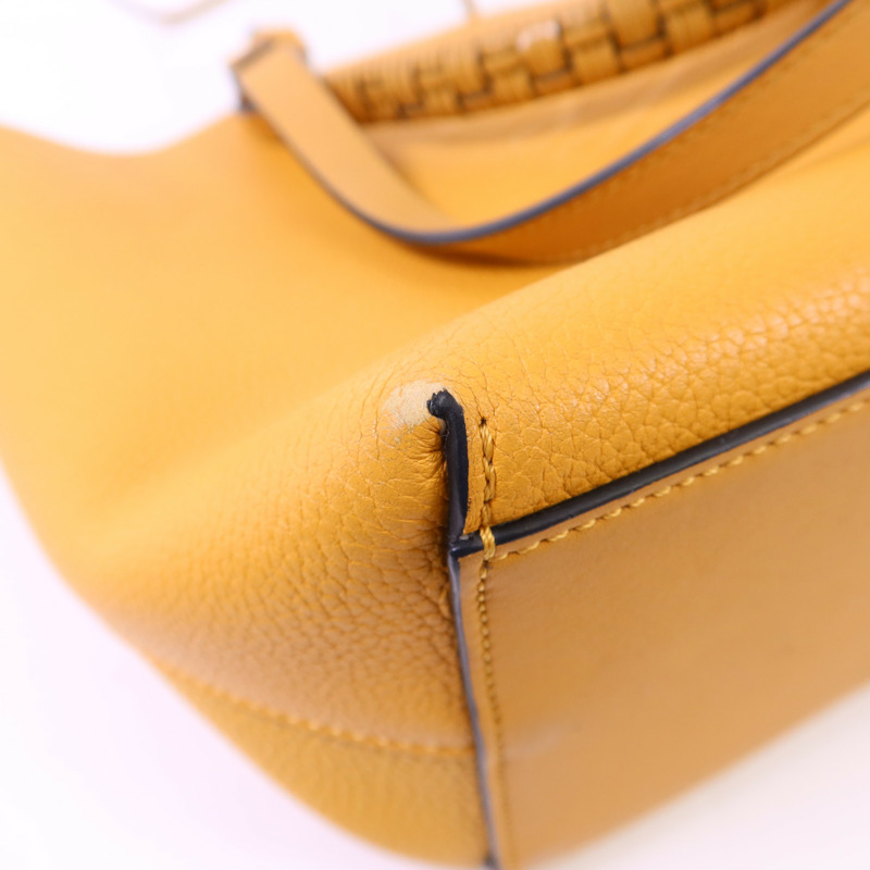 LOEWE 牛皮皮革Tote Bag手挽肩背兩用袋-9