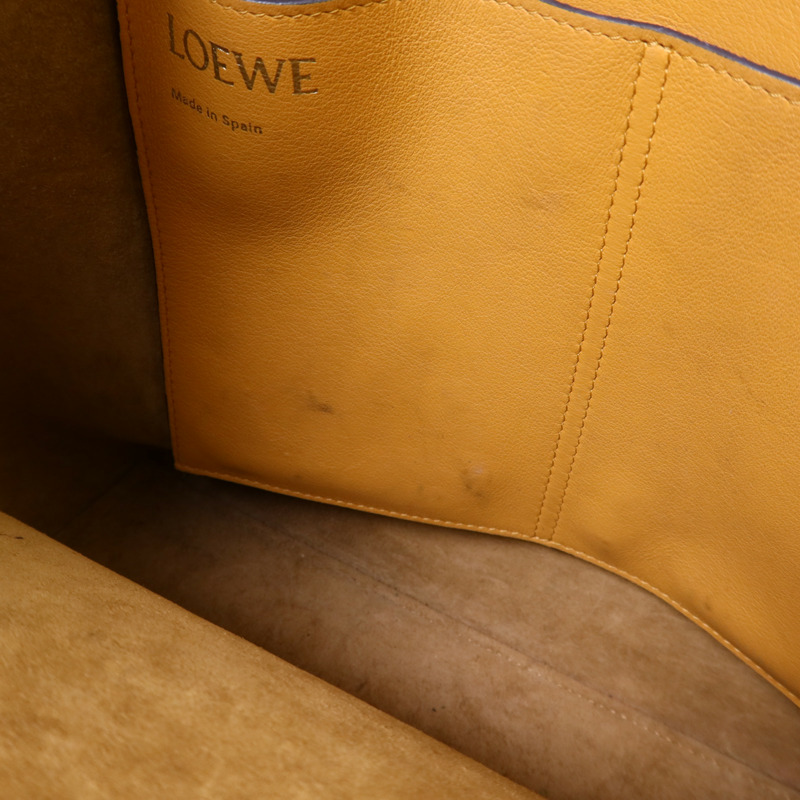 LOEWE 牛皮皮革Tote Bag手挽肩背兩用袋-15