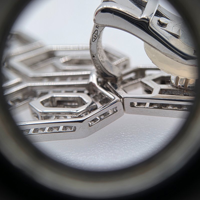 Bulgari 寶格麗 Serpenti系列 18K白金 鑽石耳環-4