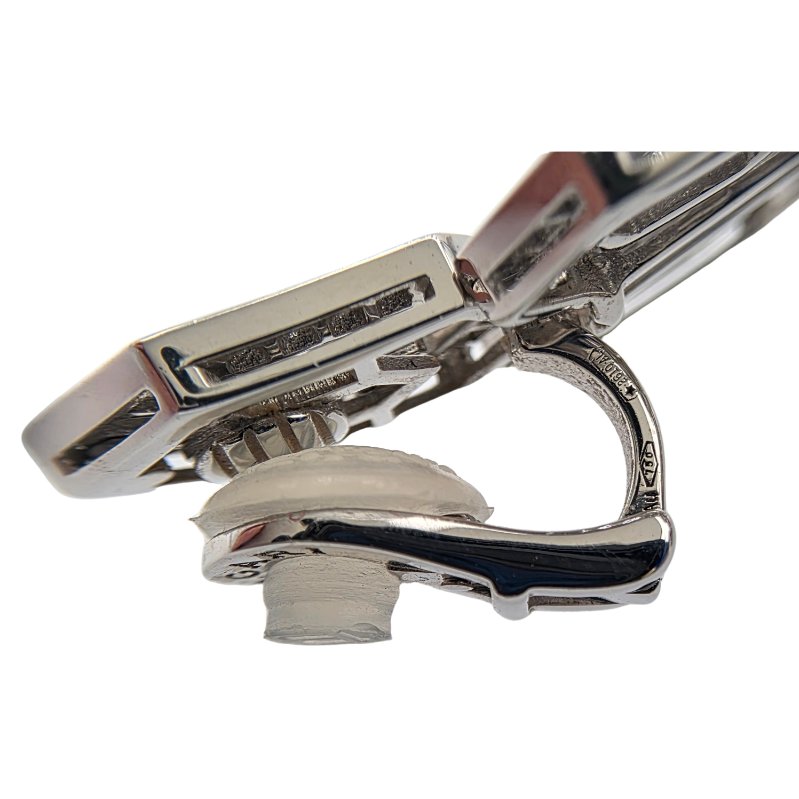 Bulgari 寶格麗 Serpenti系列 18K白金 鑽石耳環-7