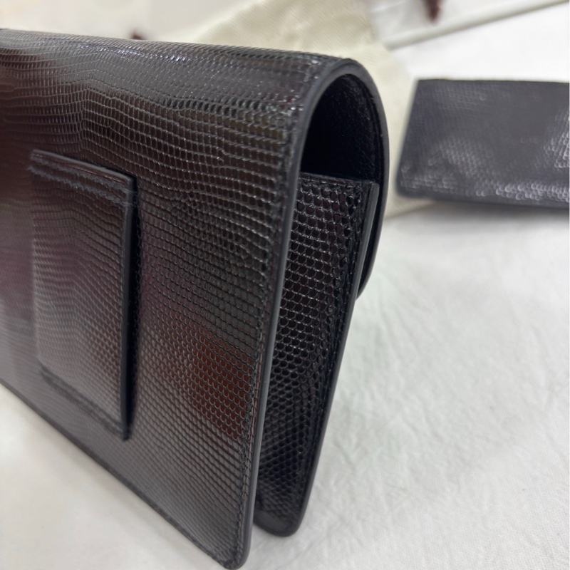 Hermes 愛馬仕roulis豬鼻子slim 黑金 U刻 蜥蜴皮 閒置-7