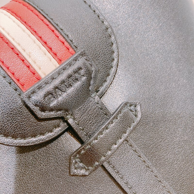 TW4670 Bally Holly 巴利單肩包包Tote Bag Black Leather-9