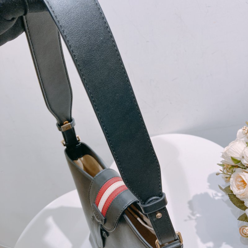 TW4670 Bally Holly 巴利單肩包包Tote Bag Black Leather-11