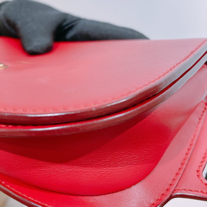 TW4671 Bally 巴利翻蓋式包包 Clayn Mini Crossbody Bag Red-5