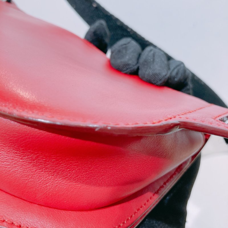 TW4671 Bally 巴利翻蓋式包包 Clayn Mini Crossbody Bag Red-6