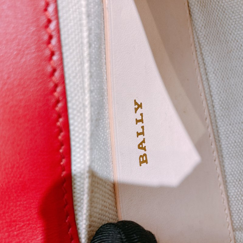 TW4671 Bally 巴利翻蓋式包包 Clayn Mini Crossbody Bag Red-14