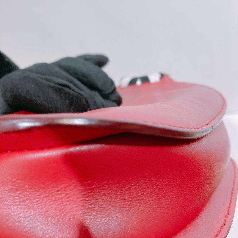 TW4671 Bally 巴利翻蓋式包包 Clayn Mini Crossbody Bag Red-20