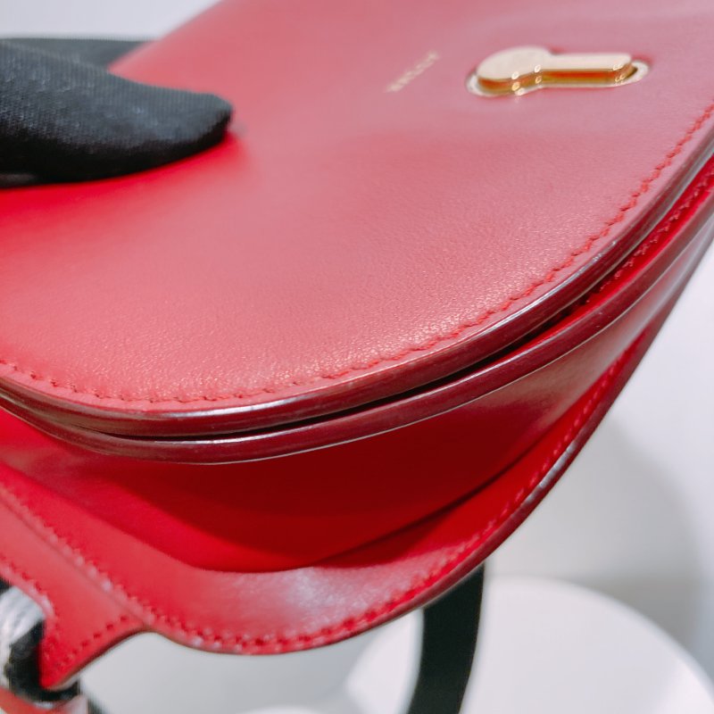 TW4671 Bally 巴利翻蓋式包包 Clayn Mini Crossbody Bag Red-23