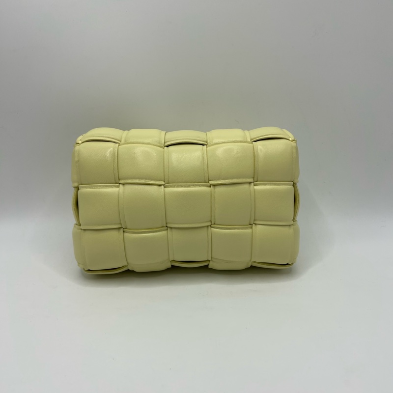 Bottega Veneta 葆蝶家 bv奶油黄编织云朵包-1