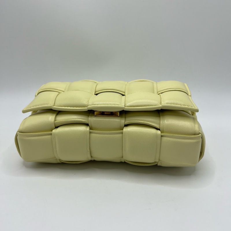 Bottega Veneta 葆蝶家 bv奶油黄编织云朵包-2