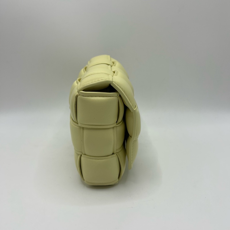 Bottega Veneta 葆蝶家 bv奶油黄编织云朵包-3
