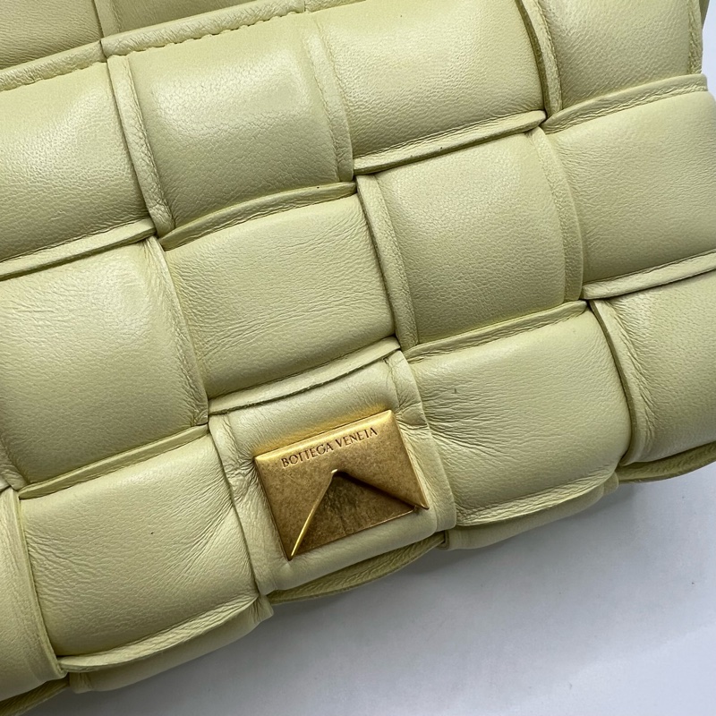 Bottega Veneta 葆蝶家 bv奶油黄编织云朵包-7