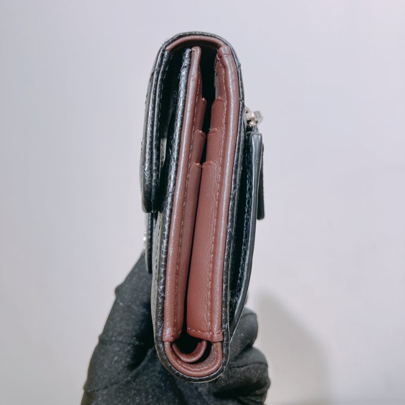 TW4672 Chanel 香奈兒經典三摺銀包 Calssic Flap Wallet Caviar-4