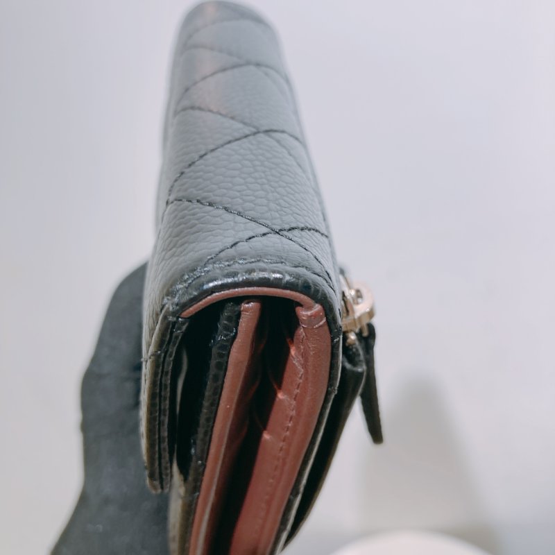 TW4672 Chanel 香奈兒經典三摺銀包 Calssic Flap Wallet Caviar-7