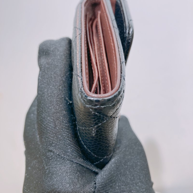 TW4672 Chanel 香奈兒經典三摺銀包 Calssic Flap Wallet Caviar-8