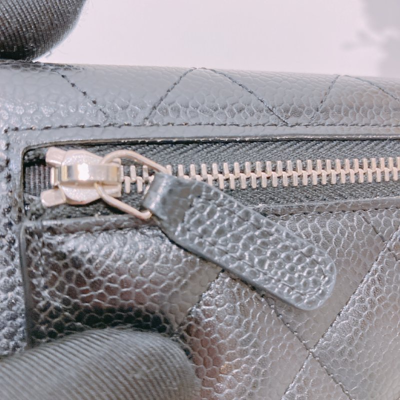 TW4672 Chanel 香奈兒經典三摺銀包 Calssic Flap Wallet Caviar-11