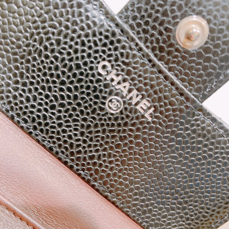 TW4672 Chanel 香奈兒經典三摺銀包 Calssic Flap Wallet Caviar-14