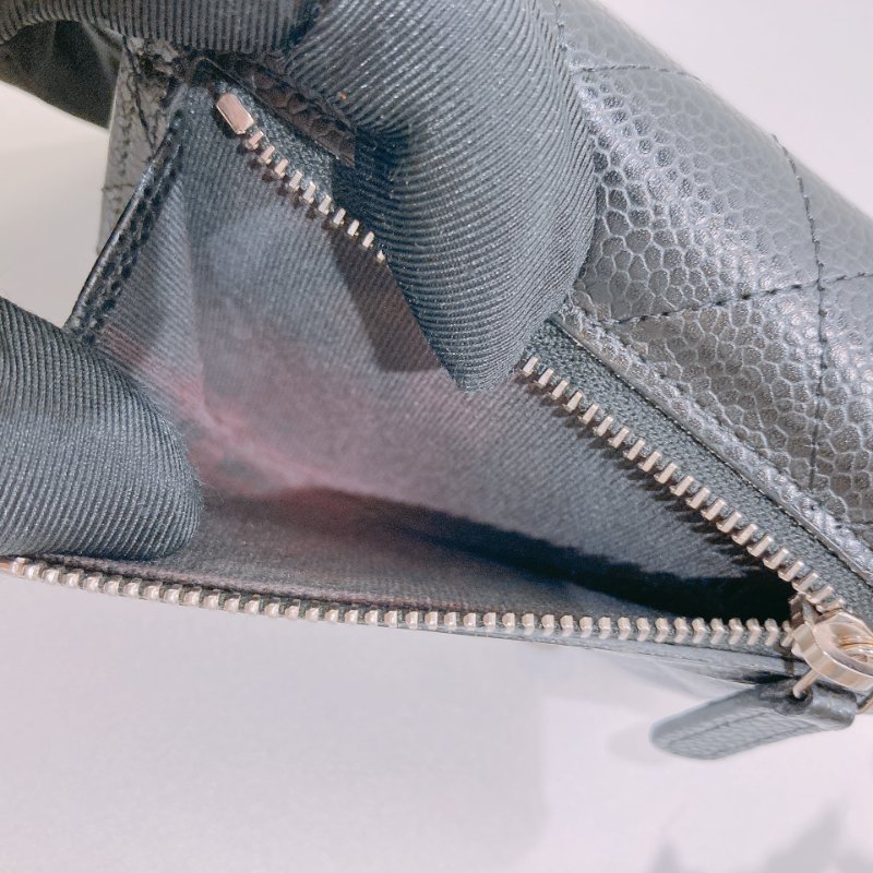 TW4672 Chanel 香奈兒經典三摺銀包 Calssic Flap Wallet Caviar-26