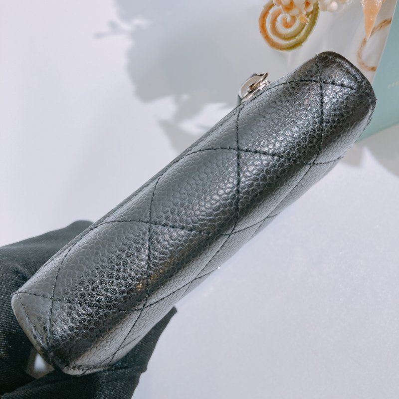 TW4672 Chanel 香奈兒經典三摺銀包 Calssic Flap Wallet Caviar-27