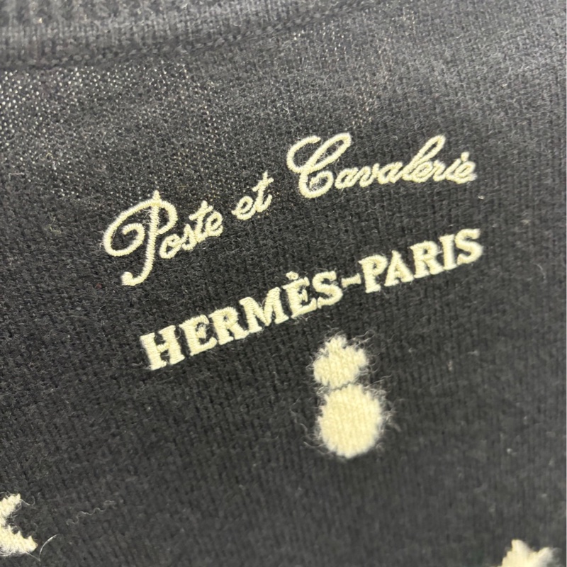 Hermes愛馬仕春夏爆款羊絨衫 米奇刺繡針織開襟衫 38碼-3