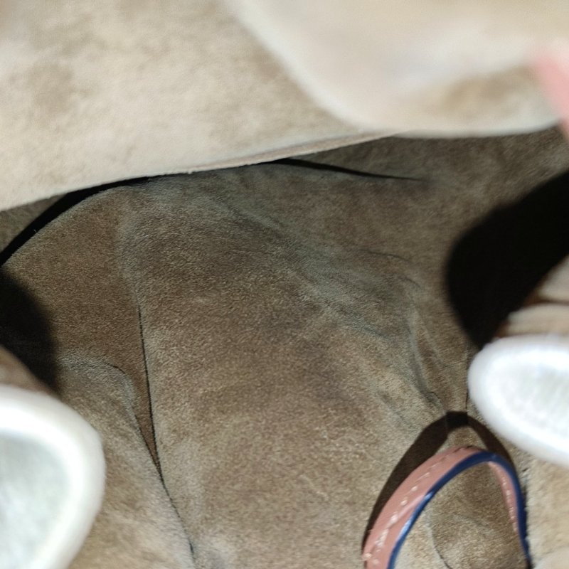 LOEWE Balloon棕色帆布單肩包-15