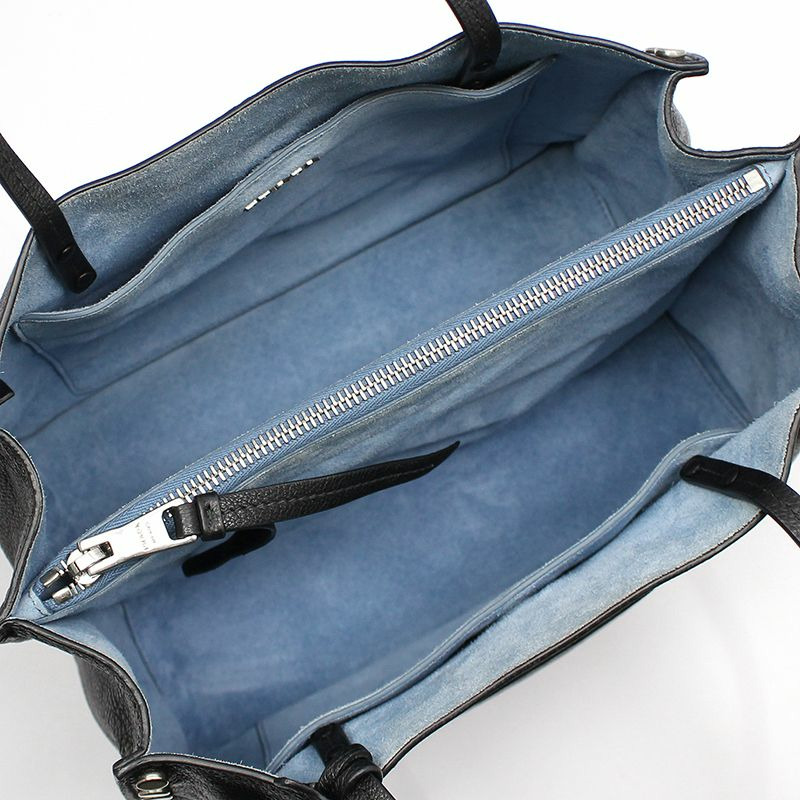 【包稅】PRADA 1BG121 黑色小牛皮禮儀銀色鉚釘肩包-7