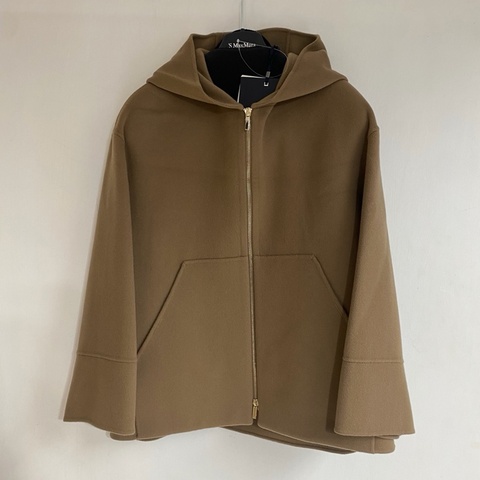 促銷品 MaxMara -Romina 駝色 羊毛外套 寬鬆版 #40
