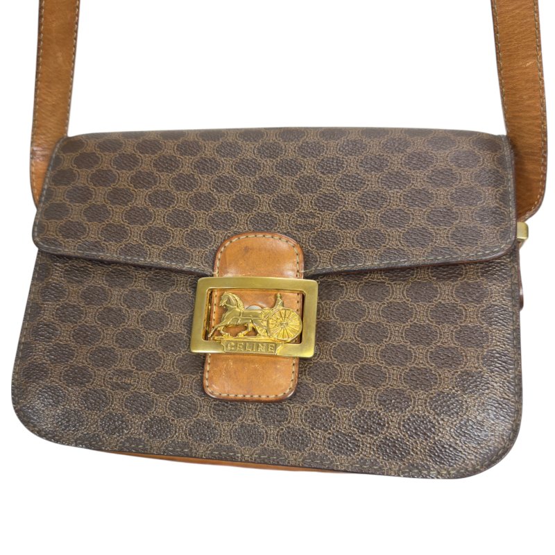 CELINE 中古 凱旋門 斜揹袋-5