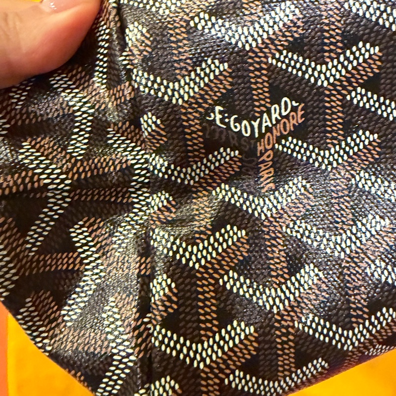 Goyard hobo 黑棕彩繪愛心款-2