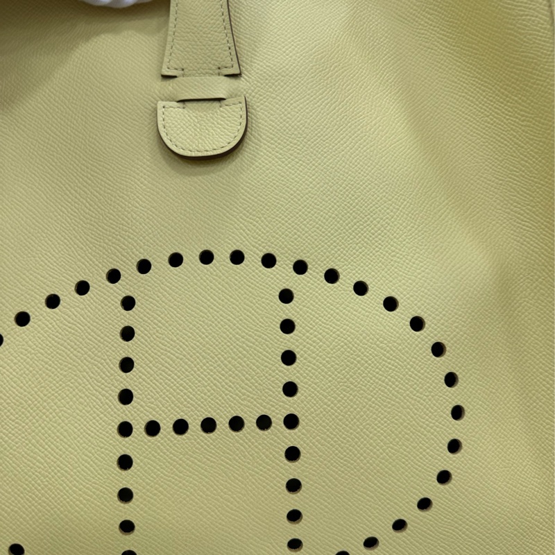 Hermes 愛馬仕 Evelyne 31 檸檬黃 epsom皮 T刻 99新-8