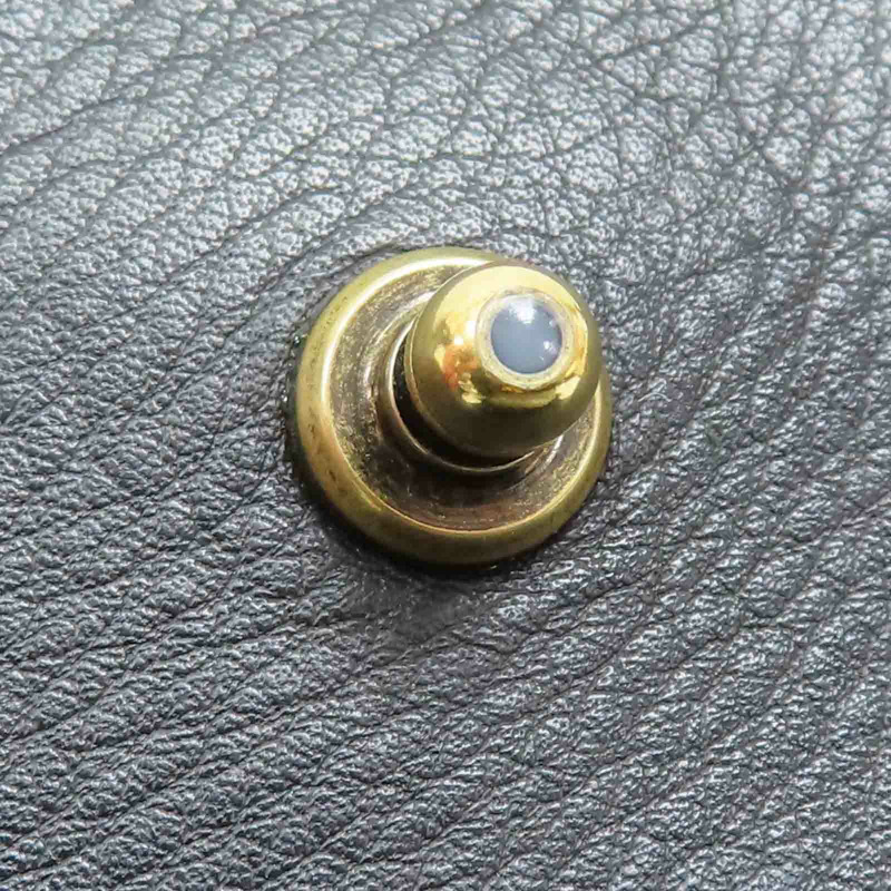 白/金/黑色 牛皮 Psdlock studded 肩背包 432282【GUCCI 古馳】 432282-16